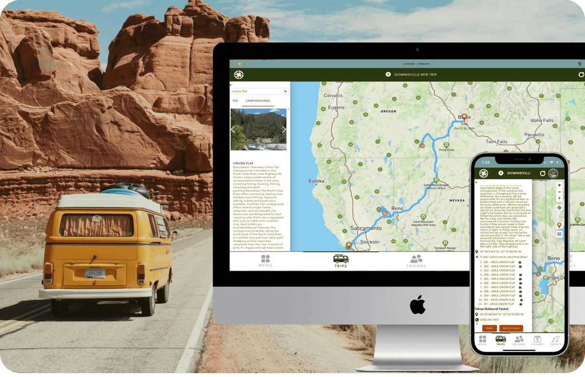 DISCOVER AND BOOK CAMPSITES feature image